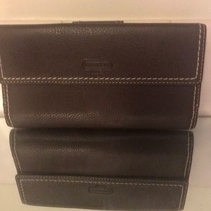 Coach leather wallet